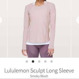 Lululemon sculpt long sleeve